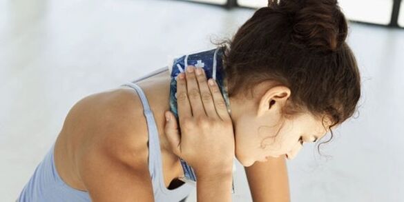 Compressed for the treatment of cervical osteochondosp