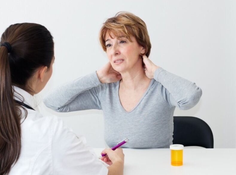 to a visit to the doctor for cervical osteochondrosis